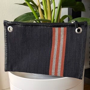 BURBERRY Black and Orange Bag